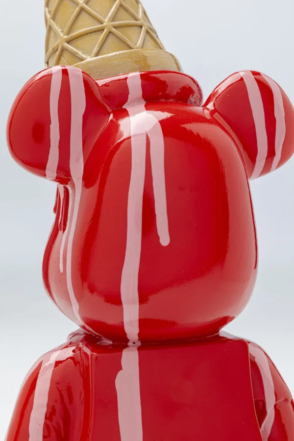 Koriste-Esineet>KARE Design Gelato Bear Jäätelö Karhu Koriste-esine, Punainen 40cm