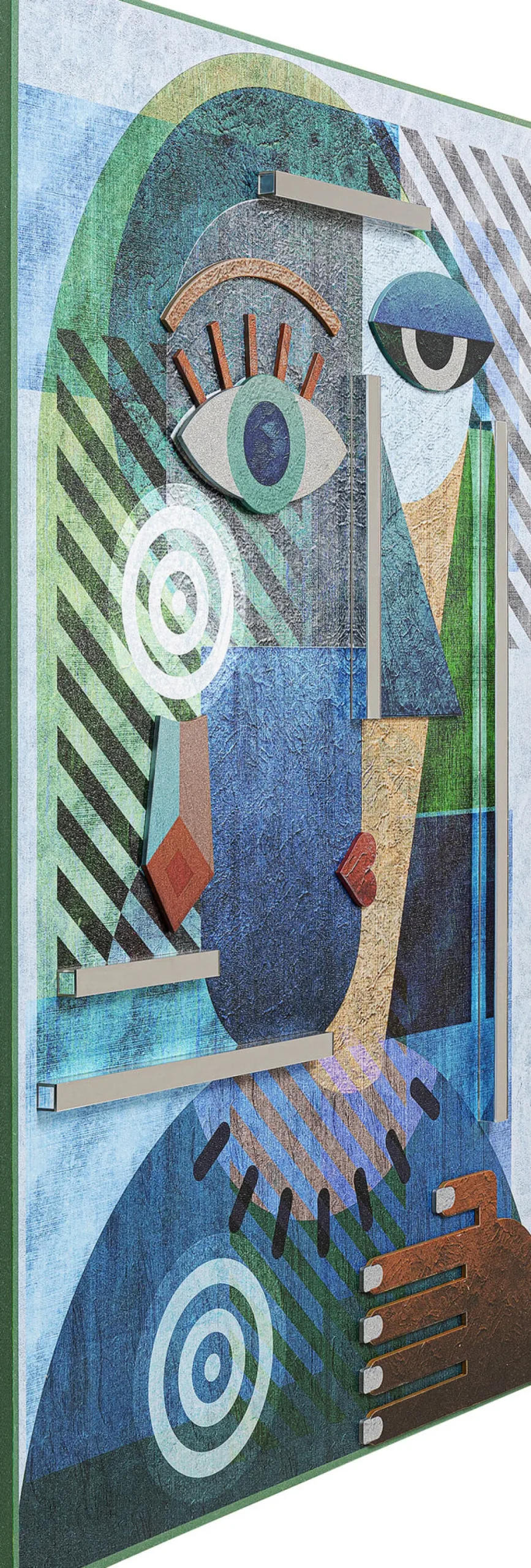 geometric_woman_taulu__monivrinen_xcm_1.webp Taulut | Olohuone>KARE Design Geometric Woman Taulu - Monivärinen, 100x150cm