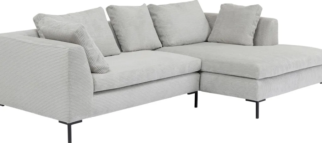 gianni_cord_kulmasohva_harmaa_oikea_1.webp Kulmasohvat>KARE Design Gianni Cord Kulmasohva, Harmaa, Oikea