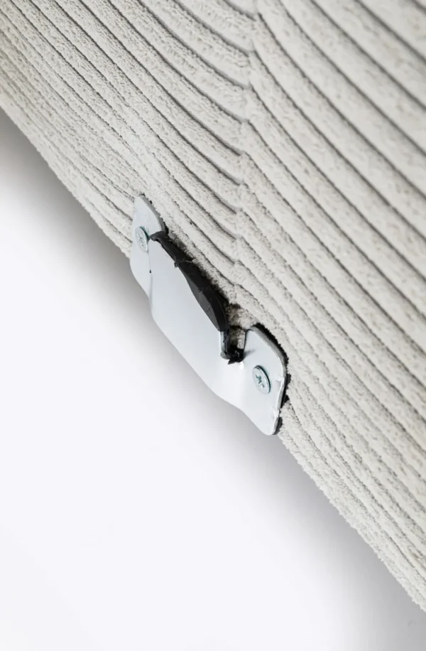 Kulmasohvat>KARE Design Gianni Cord Kulmasohva, Harmaa, Vasen