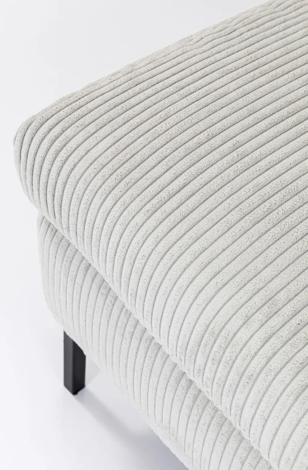 Kulmasohvat>KARE Design Gianni Cord Kulmasohva, Harmaa, Vasen