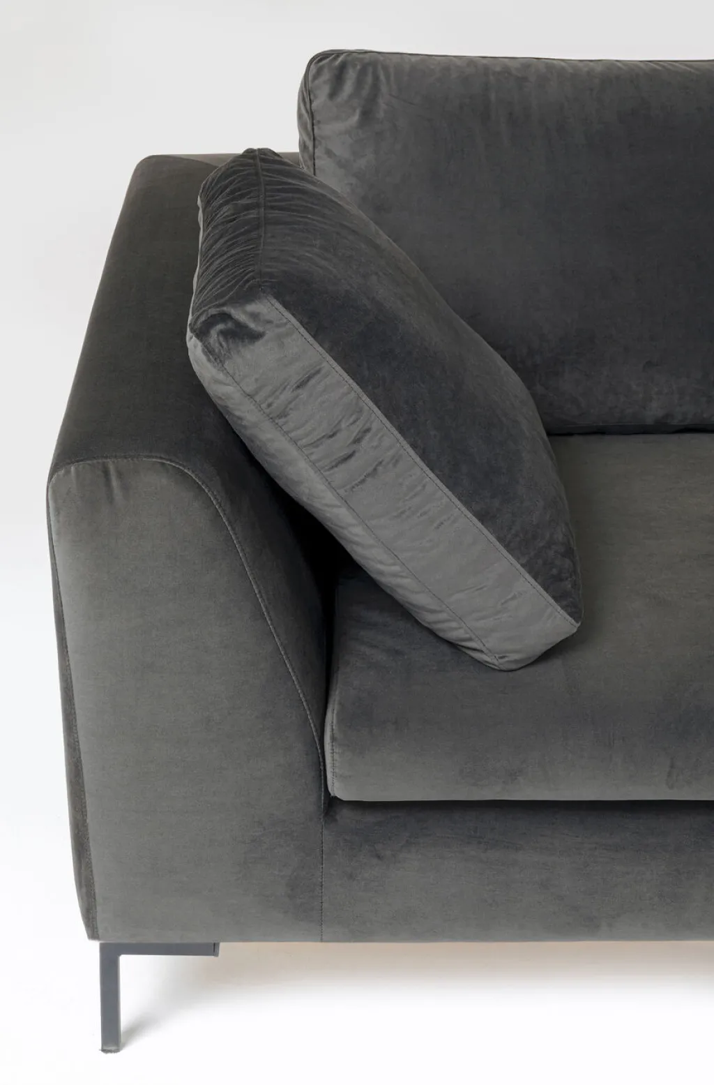 gianni_small_kulmasohva__samettia_harmaa_oikea_5.webp Olohuone | Kulmasohvat>KARE Design Gianni Small Kulmasohva - Samettia, Harmaa, Oikea