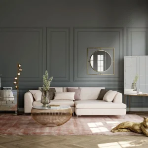 Kulmasohvat>KARE Design Gianni Sohva, Kermanvärinen, Oikea