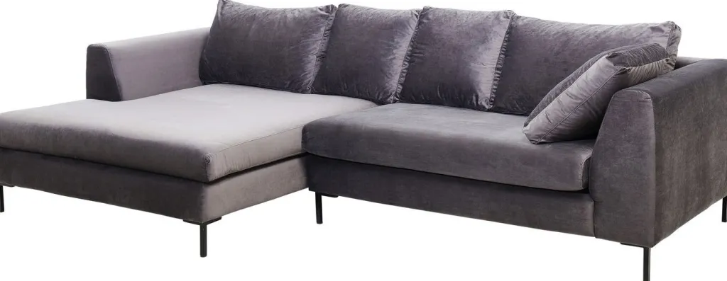 gianni_velvet_kulmasohva__harmaa_musta_vasen_1.webp Kulmasohvat>KARE Design Gianni Velvet Kulmasohva - Harmaa, Musta, Vasen
