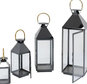 Lyhdyt>KARE Design Giardino Black Lyhty (4/Setti)