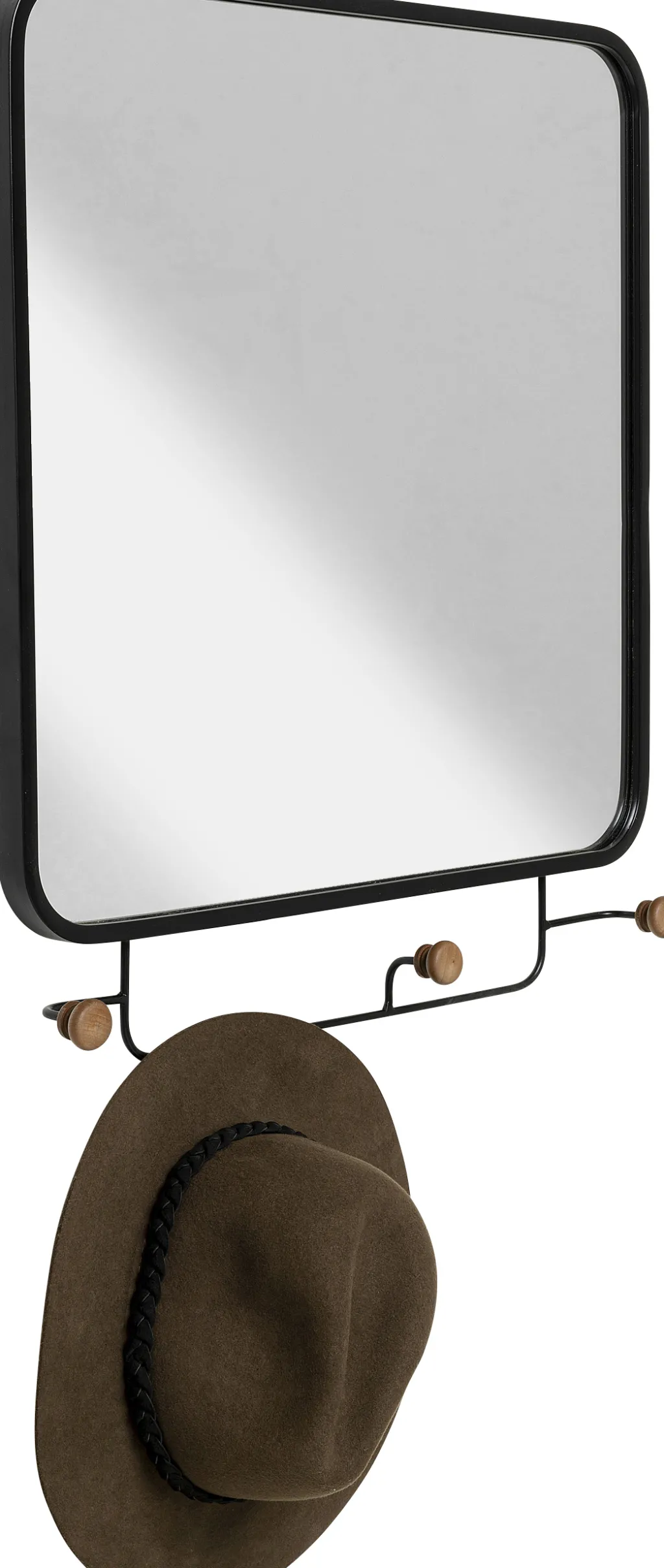 gina_seinnaulakko_peilill_xcm_1-1.webp Seinänaulakot>KARE Design Gina Seinänaulakko Peilillä 50x65cm