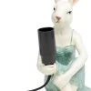 Pöytävalaisimet>KARE Design Girl Rabbit Tyttö Kani, Pupu Pöytävalaisin 21cm