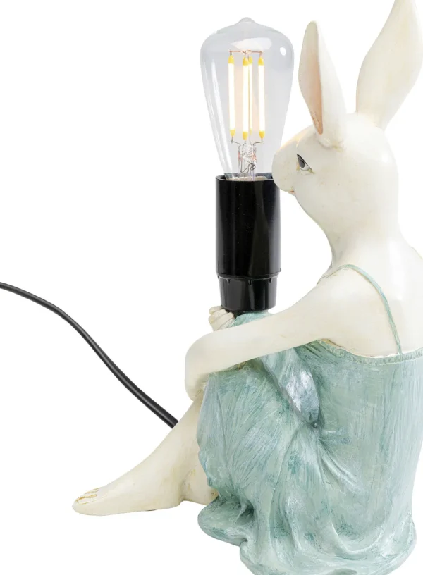 Pöytävalaisimet>KARE Design Girl Rabbit Tyttö Kani, Pupu Pöytävalaisin 21cm