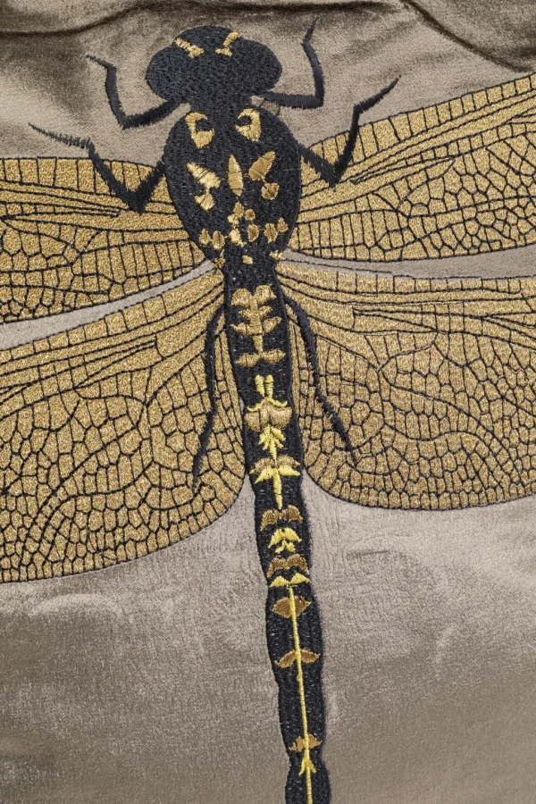 Sisustustyynyt>KARE Design Glitter Dragenfly Sudenkorento Tyyny, Ruskea 40x40cm