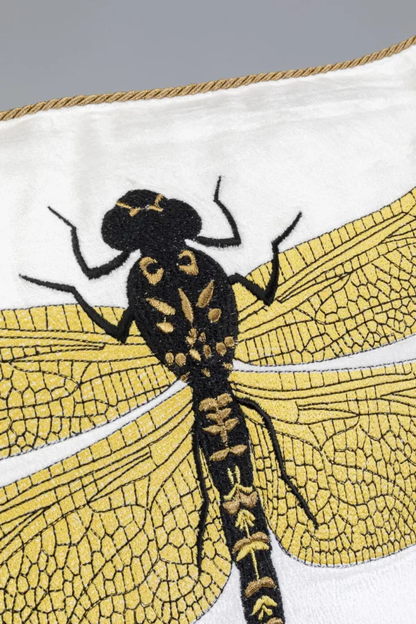 Sisustustyynyt>KARE Design Glitter Dragonfly Sudenkorento Tyyny, Valkoinen 40x40cm