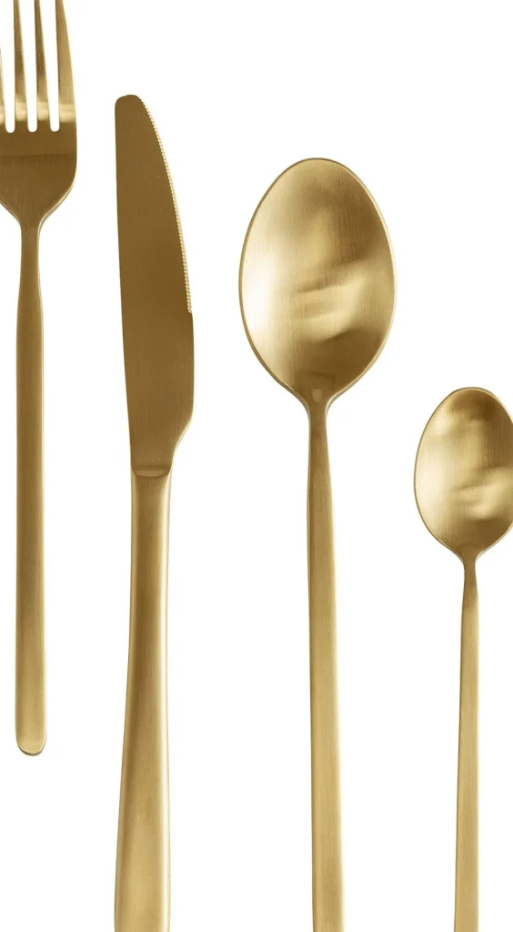 Keittiö Ja Astiat>KARE Design Gloria Aterimet Matta Kulta (16/osaa)