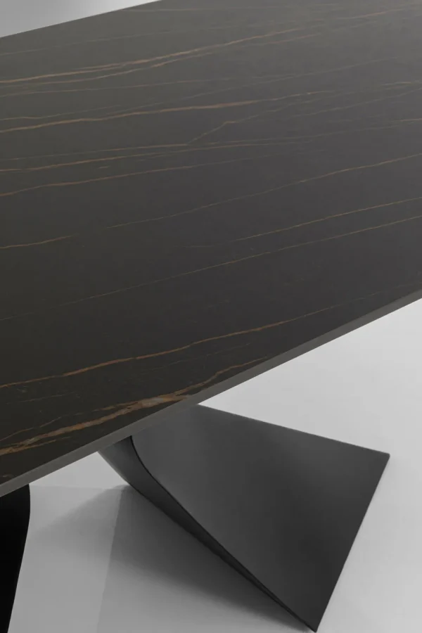 Pöydät>KARE Design Gloria Pöytä Ulkokaluste, Keraaminen Pöytälevy, Musta, 180x90cm