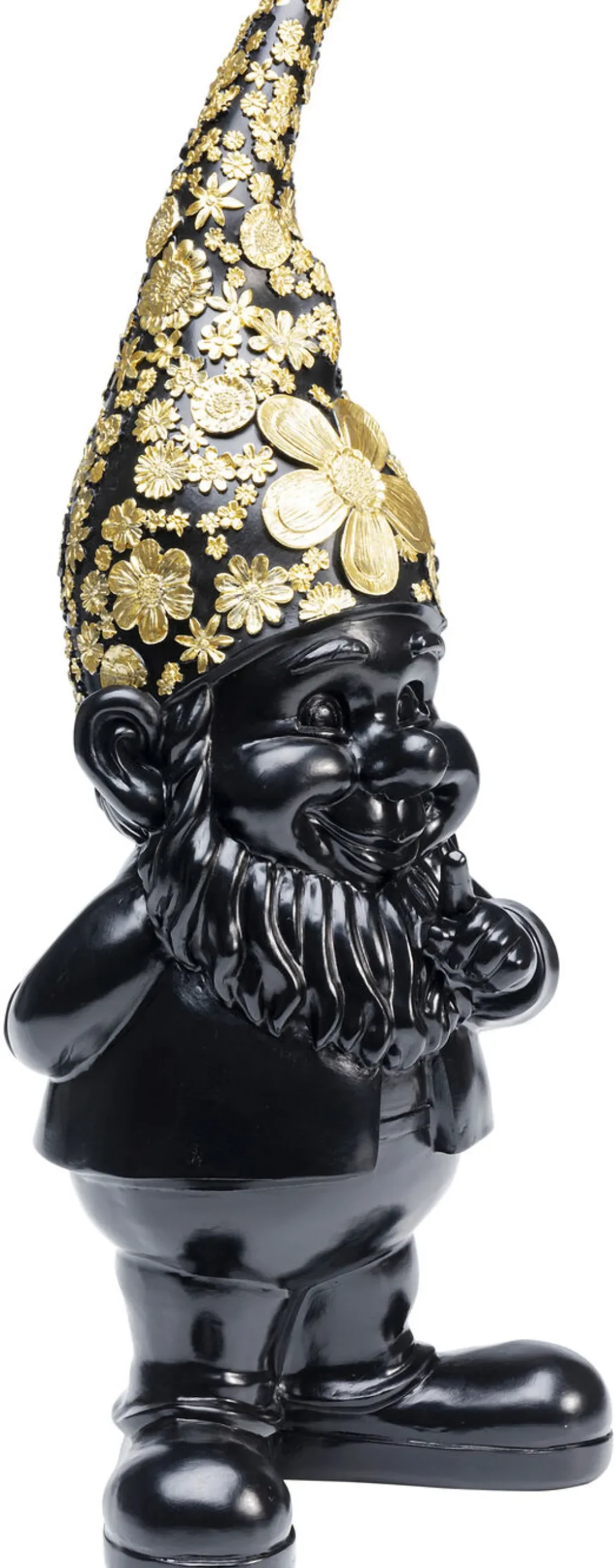 gnome_standing_tonttu_koristeesine_mustakulta_cm_0-1.webp Koriste-Esineet>KARE Design Gnome Standing Tonttu Koriste-esine, Musta/kulta 46cm