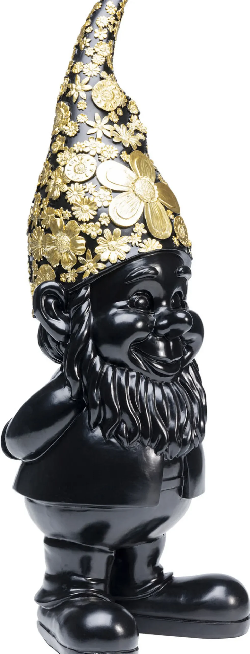 gnome_standing_tonttu_koristeesine_mustakulta_cm_0.webp Koriste-Esineet>KARE Design Gnome Standing Tonttu Koriste-esine, Musta/kulta 61cm