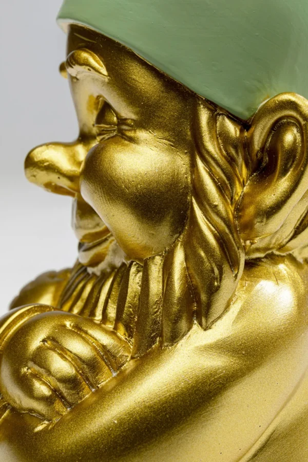 Koriste-Esineet>KARE Design Gnome Tonttu Koriste-esine Kulta-vihreä 21 Cm