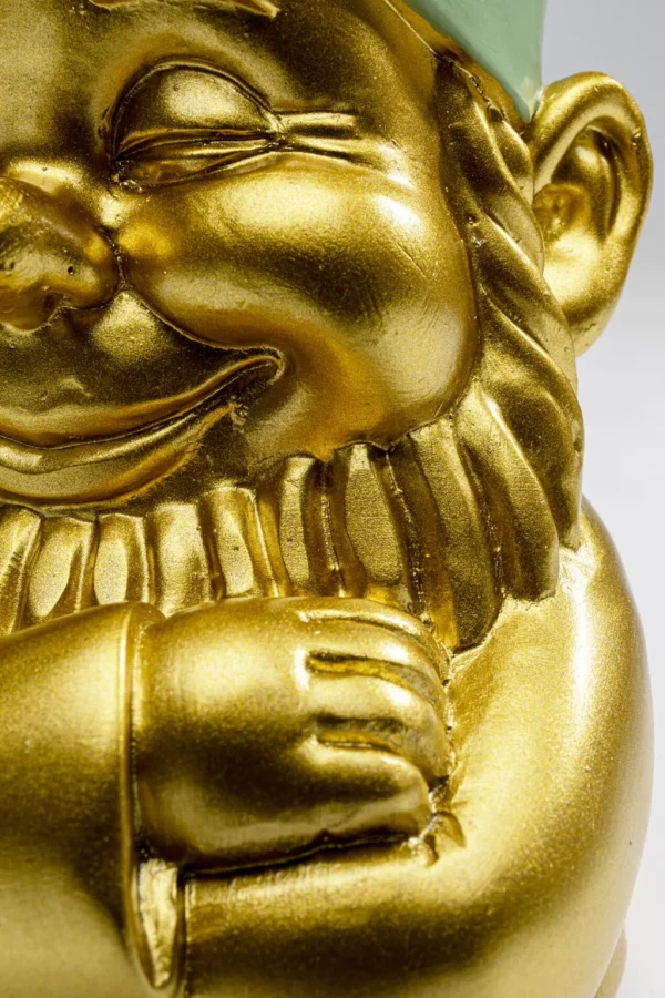Koriste-Esineet>KARE Design Gnome Tonttu Koriste-esine Kulta-vihreä 21 Cm