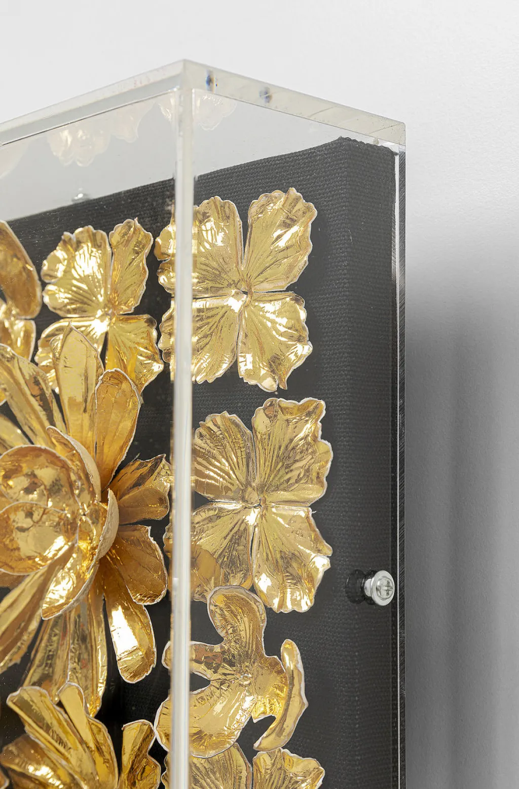 gold_flower_kehystetty_taulu_xcm_2.webp Seinäkoristeet>KARE Design Gold Flower Kehystetty Taulu 80x80cm