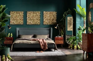 Seinäkoristeet>KARE Design Gold Flower Kehystetty Taulu 80x80cm