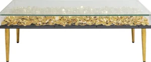 Sohvapöydät>KARE Design Gold Flowers Sohvapöytä 120x60cm