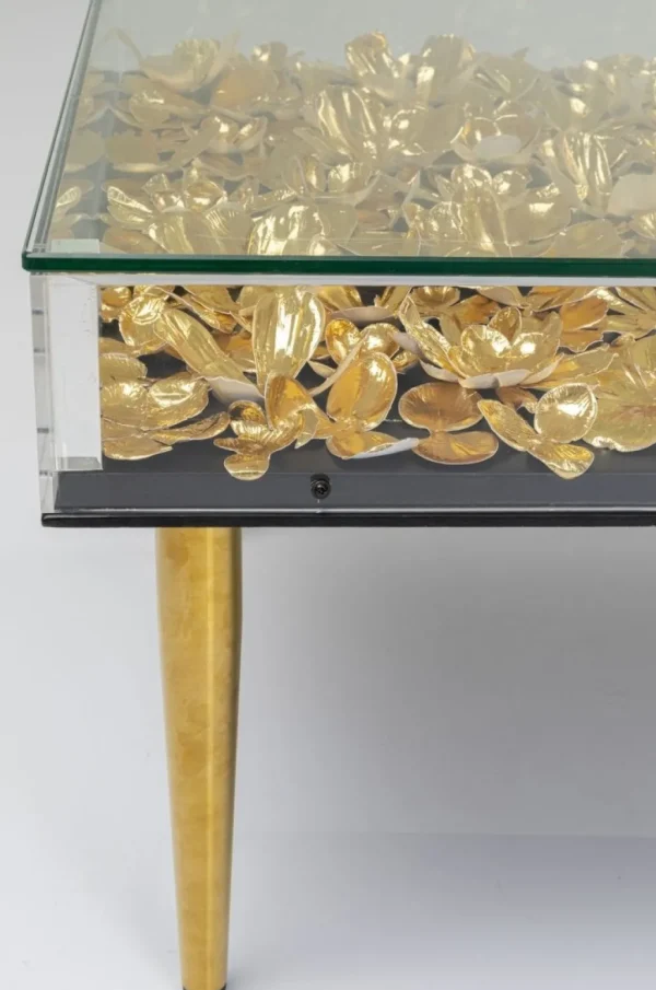 Sohvapöydät>KARE Design Gold Flowers Sohvapöytä 120x60cm