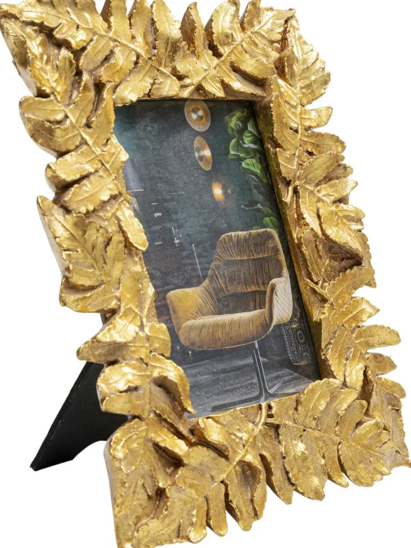 Valokuvakehykset>KARE Design Gold Leaves Valokuvakehys 10x15cm