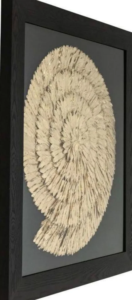 Seinäkoristeet>KARE Design Golden Snail Etana Seinä-koriste, Taulu, Kulta 120x120cm