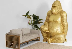 Jalalliset Koriste-Esineet>KARE Design Gorilla Gold XXL Koriste-esine, Patsas 249cm