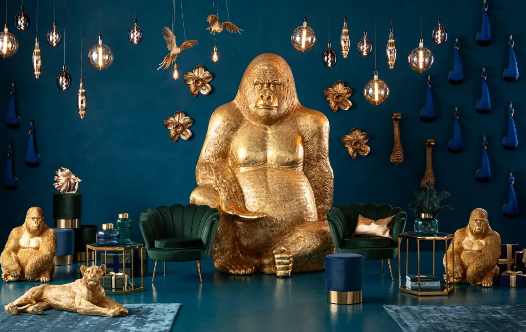 gorilla_gold_xxl_koristeesine_patsas_cm_11.webp Jalalliset Koriste-Esineet>KARE Design Gorilla Gold XXL Koriste-esine, Patsas 249cm