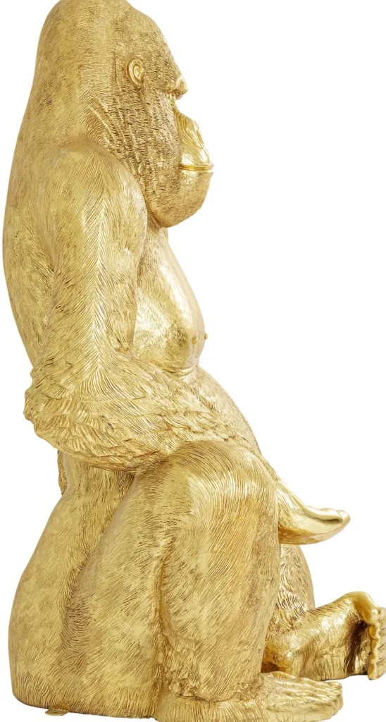 Jalalliset Koriste-Esineet>KARE Design Gorilla Gold XXL Koriste-esine, Patsas 249cm