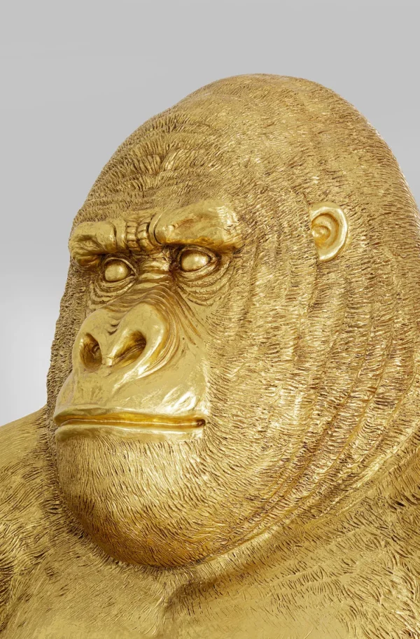 Jalalliset Koriste-Esineet>KARE Design Gorilla Koriste-esine, Patsas Kulta XL 180cm