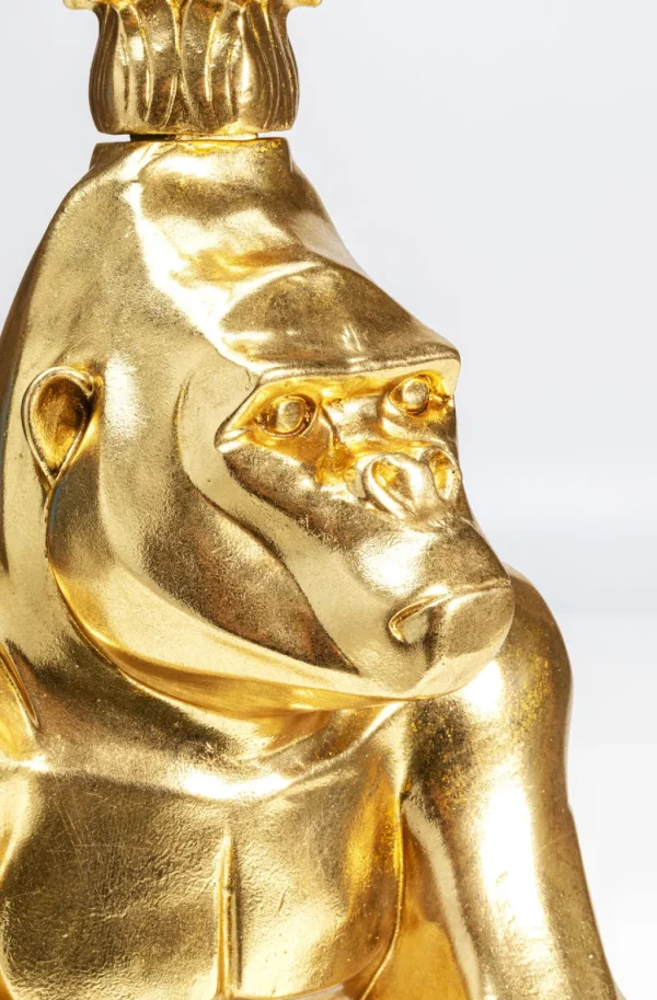 Lyhdyt | Kynttilänjalat>KARE Design Gorilla Kynttilänjalka, Kulta 71cm