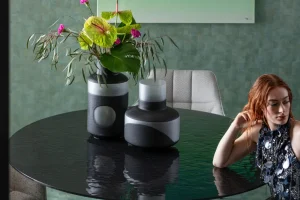 Pöydät>KARE Design Grande Possibilita Bubble Pyöreä Pöytä Musta Ø150cm