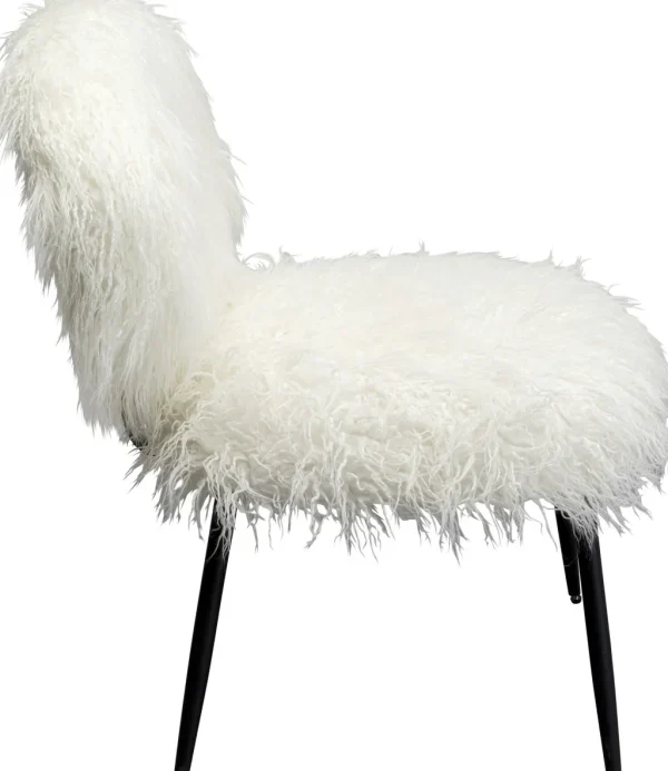 Nojatuolit>KARE Design Hairy White Nojatuoli Valkoinen