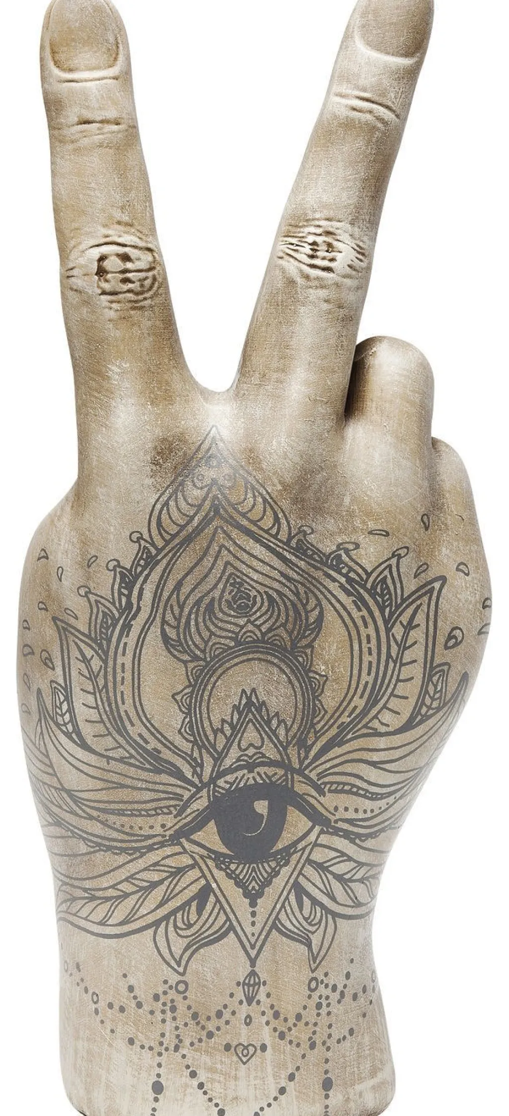 hand_victory_tattoo_eye_koristeesine_cm_3.webp Koriste-Esineet>KARE Design Hand Victory Tattoo Eye Koriste-esine 36cm