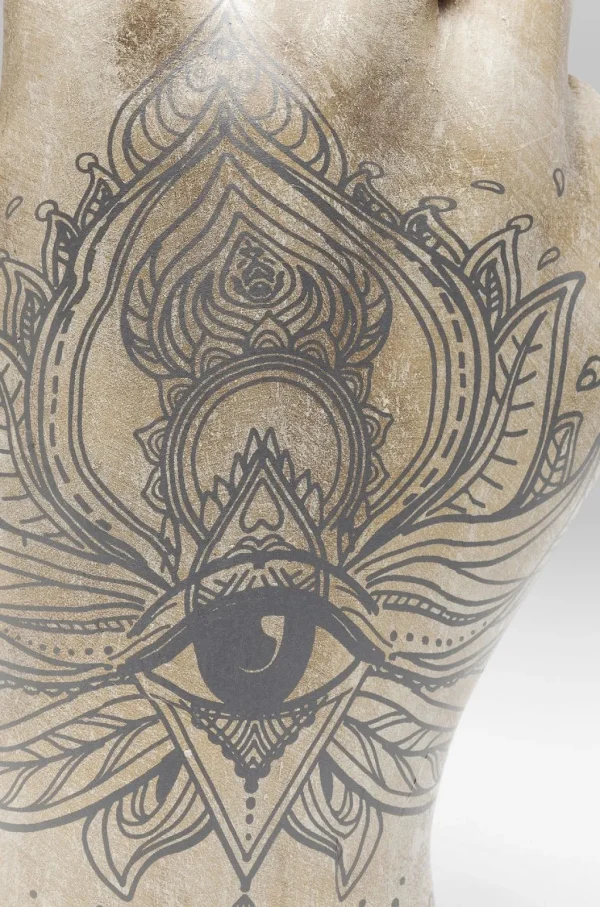 Koriste-Esineet>KARE Design Hand Victory Tattoo Eye Koriste-esine 36cm