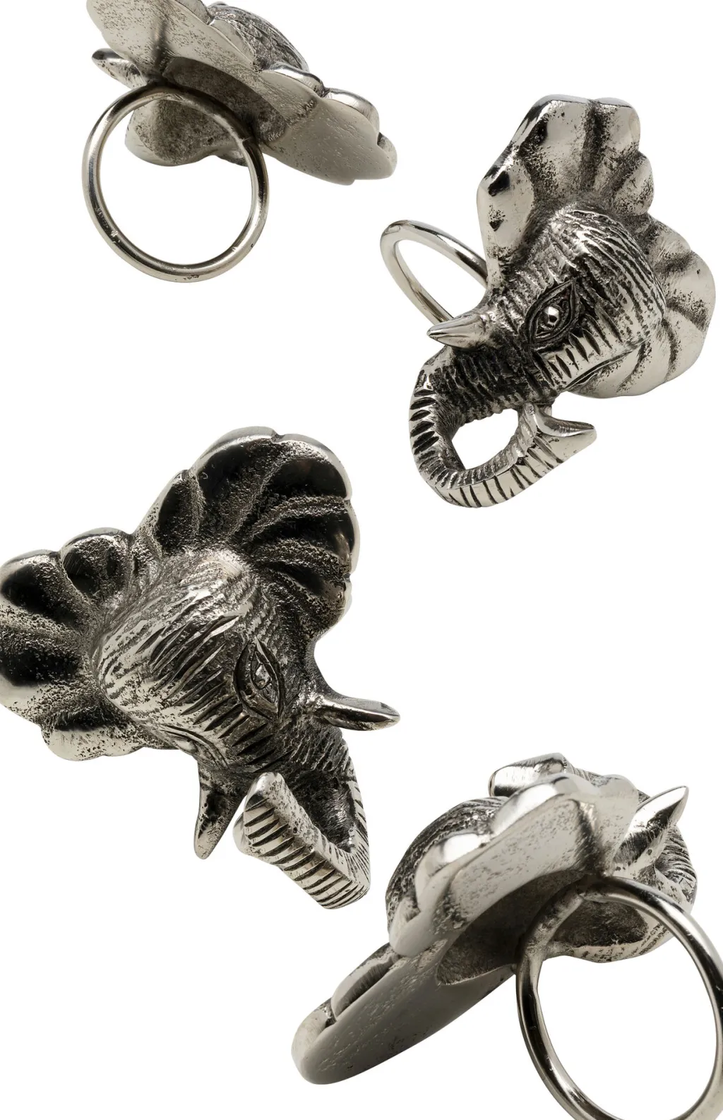 happy_elephants_elefantti_servettirenkaat_setti_0.webp Keittiö Ja Astiat | Jalalliset Koriste-Esineet>KARE Design Happy Elephants Elefantti Servettirenkaat (4/Setti)