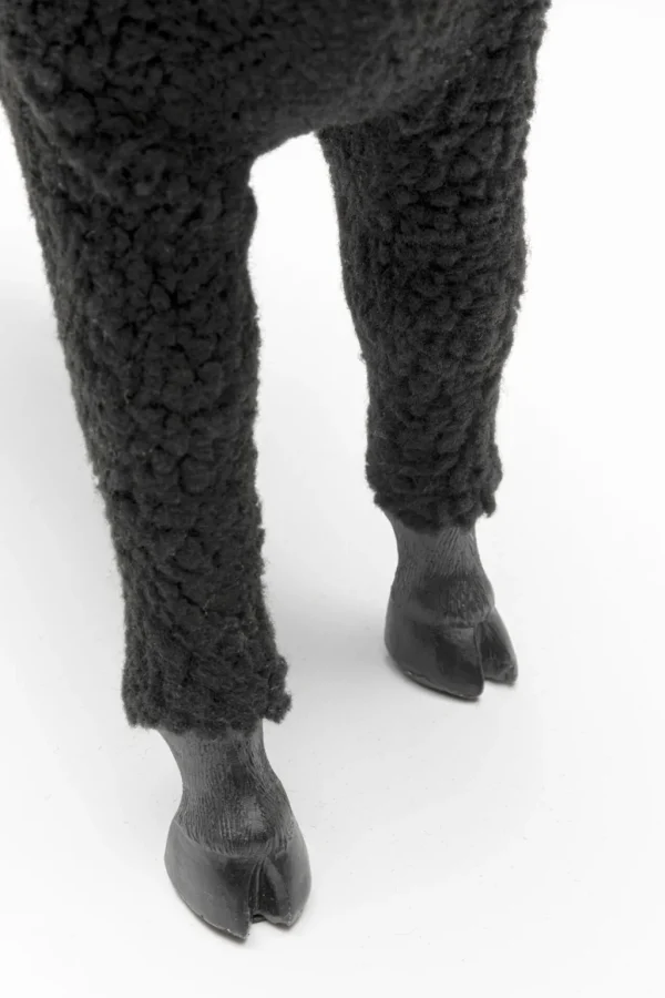 Koriste-Esineet>KARE Design Happy Sheep Wool Lammas Koriste-esine Musta 37cm