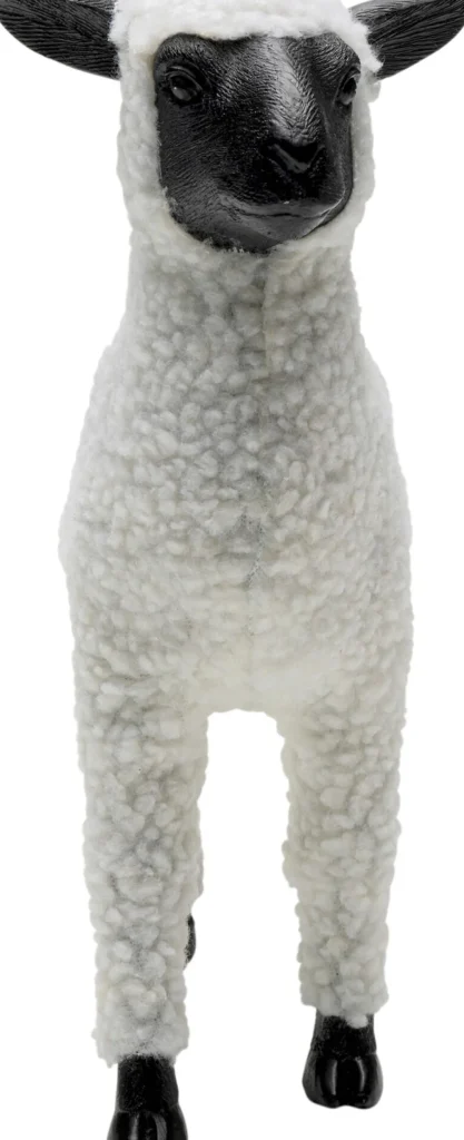 Koriste-Esineet>KARE Design Happy Sheep Woollammas Koriste-esine Valkoinen 28cm