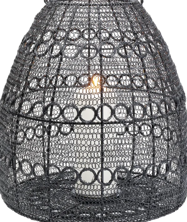 Lyhdyt>KARE Design Hayat Cone Black Lyhty 37cm