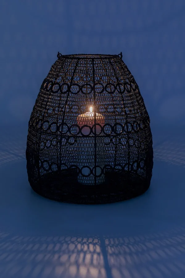 Lyhdyt>KARE Design Hayat Cone Black Lyhty 37cm