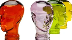 Koriste-Esineet>KARE Design Headphone Mount Transparent Kuuloketeline, Eri Värejä 29cm