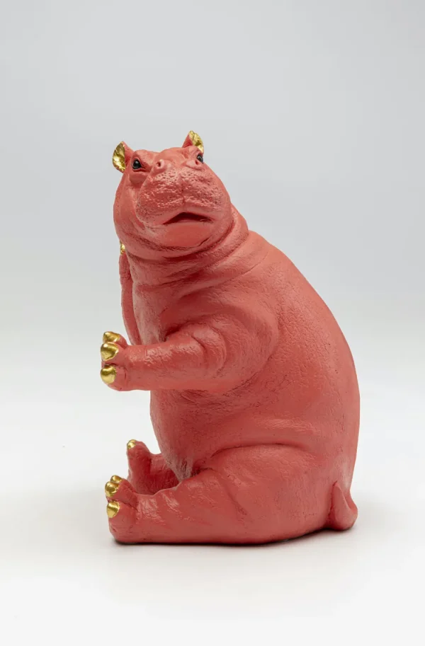 Kirjatuet>KARE Design Hippo Pink Kirjatuet (2/Setti)