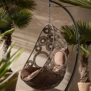 Nojatuolit>KARE Design Ibiza Brown Roikkuva Tuoli, Ruskea