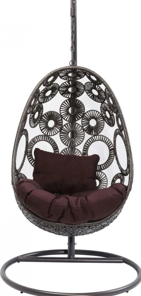 Nojatuolit>KARE Design Ibiza Brown Roikkuva Tuoli, Ruskea