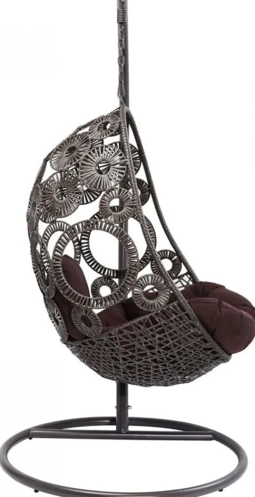 Nojatuolit>KARE Design Ibiza Brown Roikkuva Tuoli, Ruskea