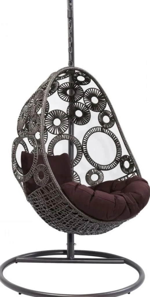 Nojatuolit>KARE Design Ibiza Brown Roikkuva Tuoli, Ruskea