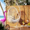 Nojatuolit>KARE Design Ibiza Roikkuva Tuoli, Ulkokaluste, Valkoinen