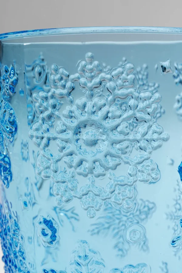 Lasit>KARE Design Ice Flowers Blue Vesilasi Sininen
