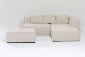 Olohuone | Kulmasohvat>KARE Design Infinity Ottomane Kulmasohva - Kermanvärinen, Oikea