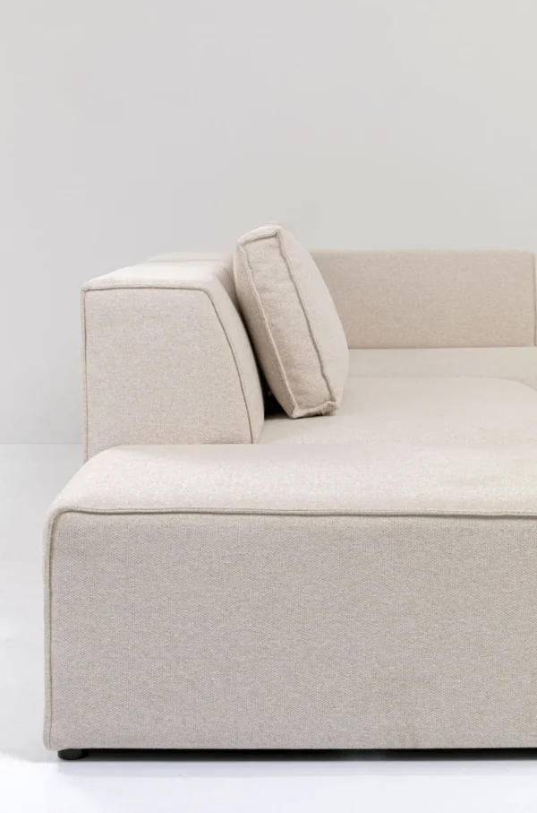 Olohuone | Kulmasohvat>KARE Design Infinity Ottomane Kulmasohva - Kermanvärinen, Oikea